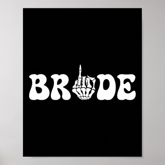 Halloween Braut Groom Skeleton Couple Matc Poster (Vorne)