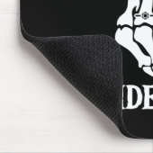 Halloween Braut oder stirb Skelett Hand Junggesell Mousepad (Ecke)
