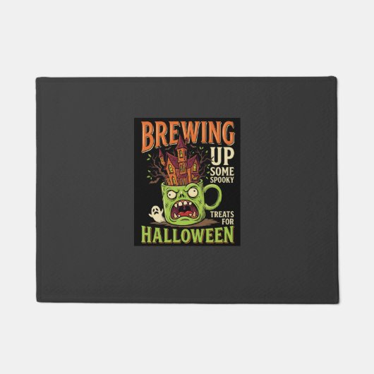 Halloween braut unheimliche Behandlungen Heimgesuc Fußmatte (Vorderseite)