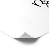 Halloween Brautparty Begrüßungszeichen Poster (Ecke)