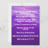 Halloween-Brautparty Einladung (Rückseite)