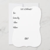 Halloween-Brautparty Einladung (Rückseite)