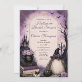 Halloween-Brautparty Einladung (Vorderseite)