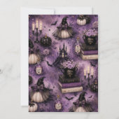 Halloween-Brautparty Einladung (Rückseite)