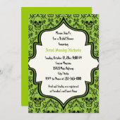 Halloween-Brautparty Einladung (Vorne/Hinten)