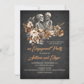 Halloween-Brautparty Einladung (Vorderseite)