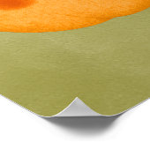 Halloween-Brautparty im Herbst Jäger-Glückwunsch Poster (Ecke)