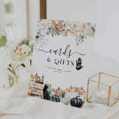 Halloween-Brautparty | Karten und Geschenke Sockelschild