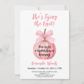 Halloween-Brautparty mit Pumpkin-Design Einladung (Vorderseite)