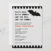 Halloween Brautparty Oktober Einladung (Vorderseite)