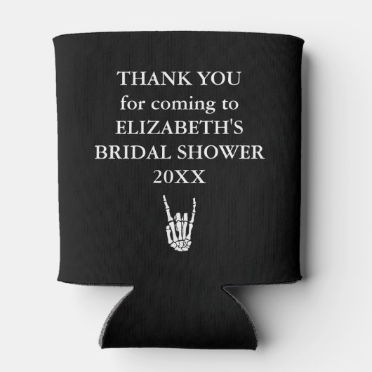 Halloween Brautparty Til Death Do Uns Party Dosenkühler (Rückseite)