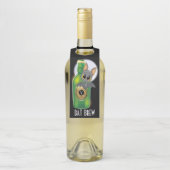 Halloween Brew - Siehe Zurück - Flaschenanhänger (Auf Flasche)