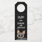 Halloween Brew - Siehe Zurück - Flaschenanhänger (Rückseite)