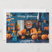 Halloween "Brick-or-Leckerei" Karte (Vorderseite)