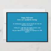 Halloween "Brick-or-Leckerei" Karte (Rückseite)