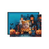 Halloween "Brick-or-Leckerei" Karte (Vorderseite/Rückseite Beispiel)