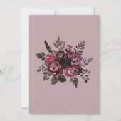 Halloween Bridal Dusche Einladung (Rückseite)