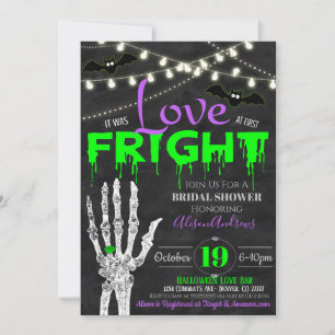 Halloween Bridal Dusche Einladung