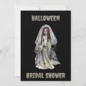 Halloween Bridal Dusche Einladung Spooky Bridge (Vorderseite)