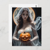 Halloween Bride Postkarte (Vorne/Hinten)
