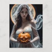 Halloween Bride Postkarte (Vorderseite)