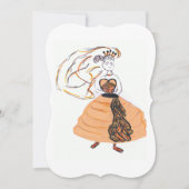 Halloween Bride Save The Date (Vorderseite)