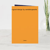 Halloween Bridge and Groom Karte (Rückseite)