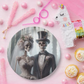 Halloween Bridge and Groom Pappteller (Party)