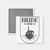 Halloween-Bridge oder Die Gothic-Junggeselinnen-Ab Magnet (Vorderseite/Rückseite)