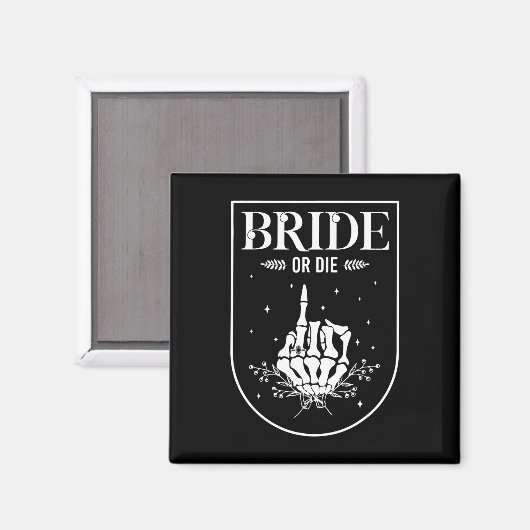 Halloween-Bridge oder Die Gothic-Junggeselinnen-Ab Magnet (Vorderseite/Rückseite)