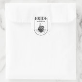 Halloween-Bridge oder Die Gothic-Junggeselinnen-Ab Runder Aufkleber (Tasche)