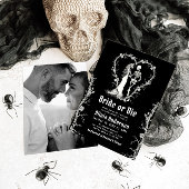 Halloween Bridge oder Die Skeleton-Brautparty Einladung