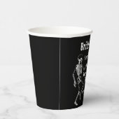 Halloween Bridge oder Die Skeleton Junggeselinnen- Pappbecher (Rechts)