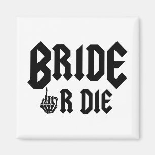 Halloween Bridge oder Die zum Rock Bachelorette Magnet