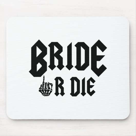Halloween Bridge oder Die zum Rock Bachelorette Mousepad (Vorne)