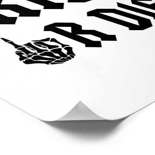 Halloween Bridge oder Die zum Rock Bachelorette Poster (Ecke)