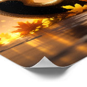 Halloween-Brief J Kürbis-Kinder Klassenzimmer Alph Poster (Ecke)