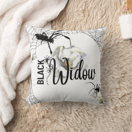 Halloween Briefmarke Collection "Black Widow" 16" Kissen