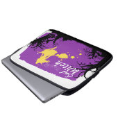 Halloween Briefmarke Collection "Evil Hexe" Laptopschutzhülle (Vorne Knopf)