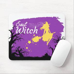 Halloween Briefmarke Collection "Evil Hexe" Mousepad