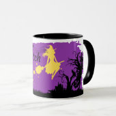 Halloween Briefmarke Collection "Evil Hexe" Tasse (VorderseiteRechts)