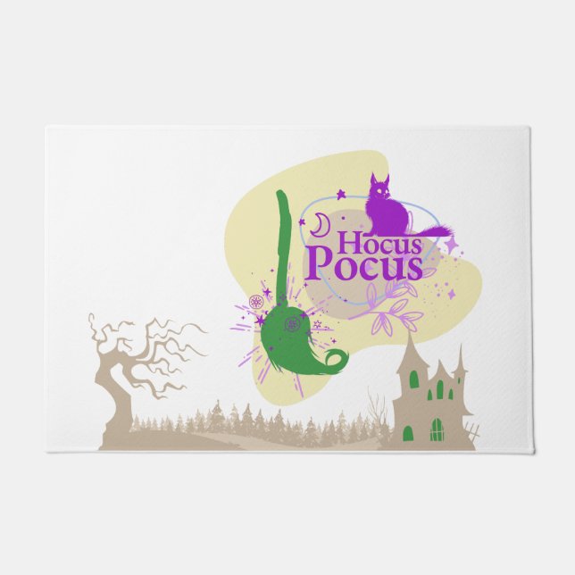 Halloween Briefmarke Collection "Hocus Pocus" Fußmatte (Vorderseite)