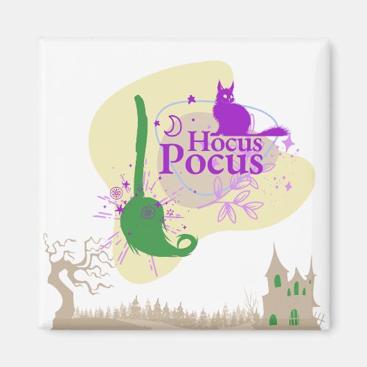 Halloween Briefmarke Collection "Hocus Pocus" Magnet (Vorne)
