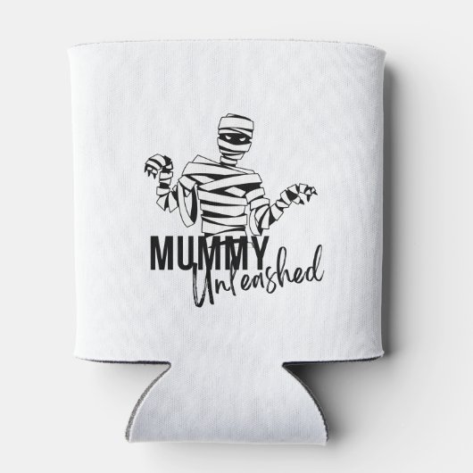 Halloween Briefmarke Collection "Mummy Unleashed" Dosenkühler (Rückseite)