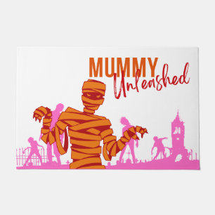 Halloween Briefmarke Collection "Mummy Unleashed" Fußmatte