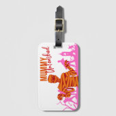 Halloween Briefmarke Collection "Mummy Unleashed" Gepäckanhänger (Vorderseite Vertikal)