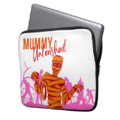 Halloween Briefmarke Collection "Mummy Unleashed" Laptopschutzhülle (Vorderseite Links)