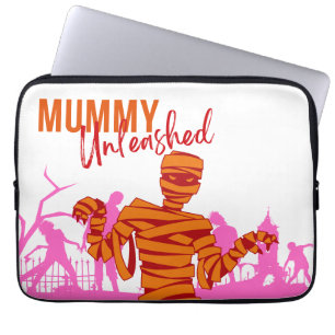 Halloween Briefmarke Collection "Mummy Unleashed" Laptopschutzhülle