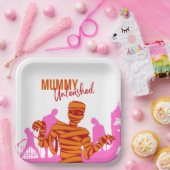 Halloween Briefmarke Collection "Mummy Unleashed" Pappteller (Party)