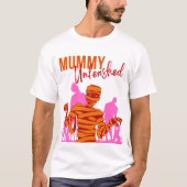 Halloween Briefmarke Collection "Mummy Unleashed" T-Shirt (Vorderseite)